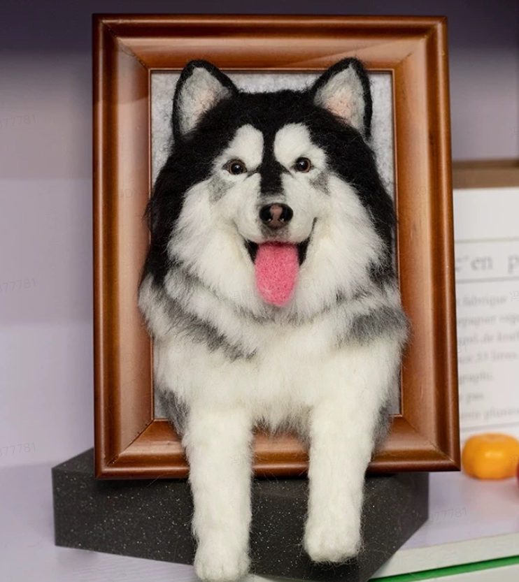 Customized  frame-wool felt handmade frame gift